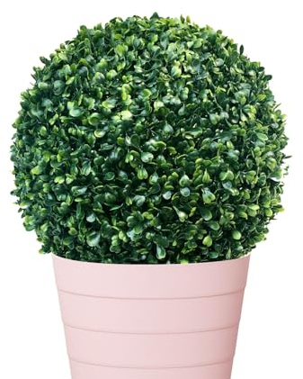 ATYUJKB Artificial Plant Topiary Ball Extra Large, Faux Boxwood Decorative Balls, Artificial Plant Topiary Ball, Garden Spheres Large Outdoor, Garden Spheres Decorative