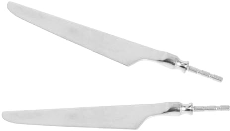 MAGICLULU Lot De 2 Lames De Rechange Pour Couteaux De Style Western Accessoires De Rechange Pour Couteaux De Style Western À Monter Soi-Même Accessoires Pour Têtes De