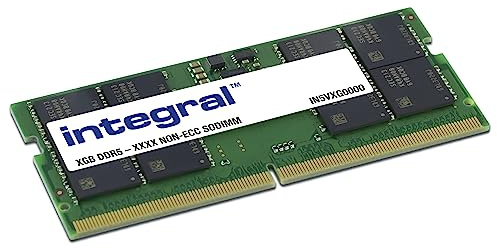 Integral 8GB DDR5 RAM 5600MHz SODIMM Module de mémoire pour ordinateur portable, notebook, MacBook