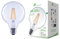 greenandco Glühfaden LED Lampe | klar | E27 G125 | 5W 1055lm | ersetzt 75W | 2700K warmweiß | 320° | 230V | flimmerfrei | Energieeffizienzklasse A | nicht dimmbar