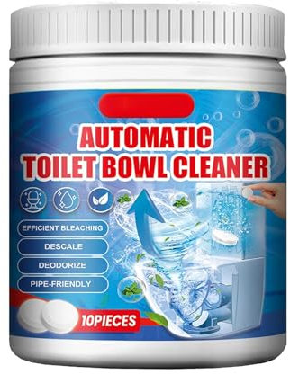 Bloc de Toilette Encastré,Blocs de Réservoir de Toilettes,Toilettes Propres Désodorisant Bleu,WC Net Energy Bloc Anti-Tartre,Blocs de Réservoir de Toilette,Bloc de Nettoyage de Toilett,10PC