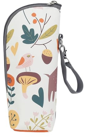 manhegari Borsa termica per biberon, borsa termica per biberon, portatile, impermeabile, contenitore da viaggio, accessorio da viaggio per allattamento, asilo per la mamma, B, Refer to