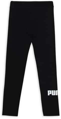 Puma Mädchen Leggings ESS Logo Leggings G, Black, 128, 587035