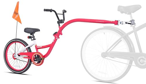 WeeRide Kazam Link Tagalong Children's Trailer Bike - Pink
