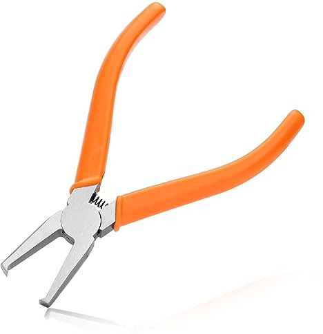 LEONTOOL Engineer Tip with 90 Degree Ultra-Sharp Blade, Transverse with 6mm Flush Jaw Long NoseCutting Plier Nipper for Precision Plastic Model, SMT/SMD Chips