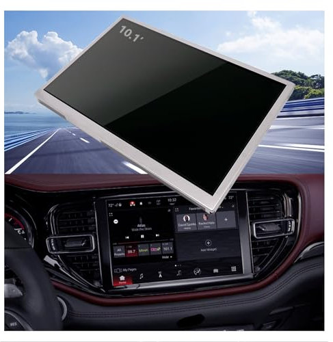 Generic 10.1 Touch Screen LCD Display Digitizer Navigation Radio W/O Bezel Center Stack Compatible with Dodge Durango 2021-2024 Replace OEM 68433499AG