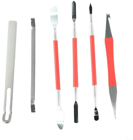 Juego de herramientas de reparación esenciales para saxofón, clarinete y otros instrumentos (A)