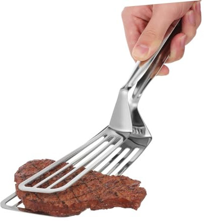 UTHCLO Clip De Pescado Frito Pinza De Acero Inoxidable Pinza Para Carne Para Freír Pescado Casa