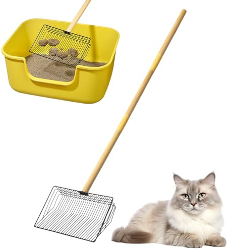 Scraper De Litière De Volaille - Outil De Nettoyage De La Coopérative | Gestion Des Déchets De Volaille, Pellette De Caca De Poulet À Longue Manche À La Pelle À Tamis, Râteau De Poulet Lourds Pour Les