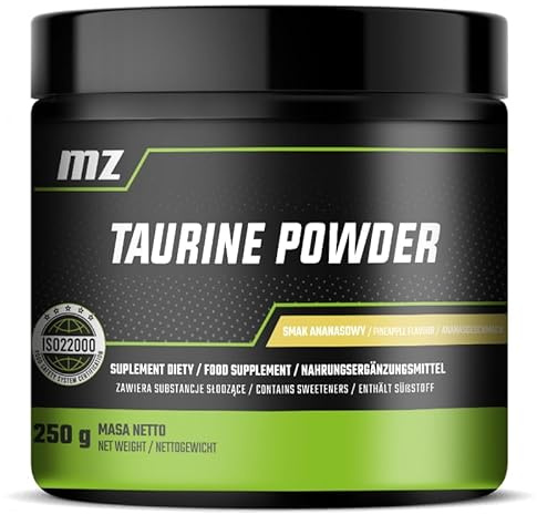 Taurina 2000 mg – Polvo 250 g | 113 dosis – Apoyo cerebral, energía y vitalidad – MZ