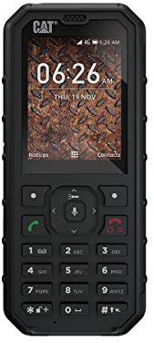 Caterpillar Cat B35 - Téléphone Mobile - Double SIM - 4G LTE - 4 Go - microSDHC Slot - GSM - 320 x 240 Pixels - TFT - RAM 512 Mo - 2 MP - KaiOS Noir