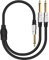 XMSJSIY 6,35 mm TS maschio a doppio 6,35 mm TS maschio Mono Stereo Y cavo splitter – 50 cm