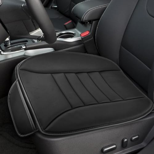 Coussin de siège de voiture - En mousse à mémoire de forme - Coussin orthopédique pour siège de voiture, chaise de bureau et toutes les chaises - Noir