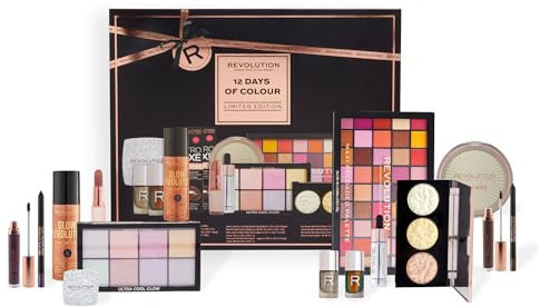 Kedoucha Makeup Revolution 12 Days Of Colour Limited Edition Advent Calendar, Bronze