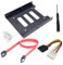Cadre de Montage pour Disques Durs,Cadre de Montage de Disque Dur Adaptateur,Support pour Disque Dur,Cadre de Montage pour Disque Dur SSD 2.5 vers 3,5,Support de Cadre Amovible