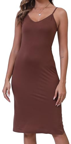 LB LIFEBEST Women's Full Slips Cami Long Spaghetti Strap Under Dress