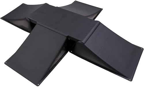 Senshi Skate Ramp | 5 Piece Skateboard Ramp Set For Garden BMX, Scooters, Bikes | Heavy Duty Mini Trick & Flips Ramp For Children & Teenagers up to 100KG | Skatepark Equipment For Home
