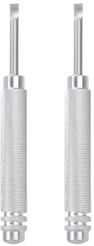 Healvian Kit de 2 Piezas para Abrir Tapa Trasera de Reloj Herramienta Metálica para Cambiar Pila Abridor Ergonómico y Duradero para Reparación de Relojes Uso Profesional y Doméstico