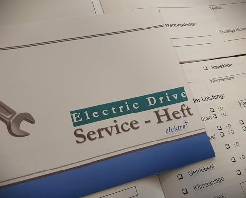 Germann Serviceheft Wartungsheft Scheckheft Elektroauto E-Auto E Auto A5
