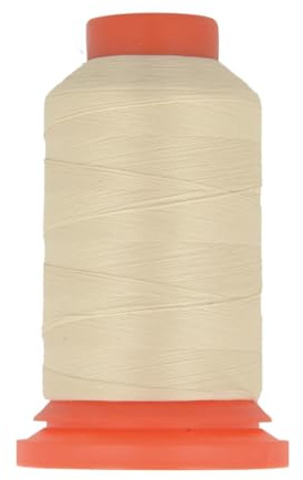 Bobine fil mousse polyester 1000m fabriqué en France pour surjeteuse beige