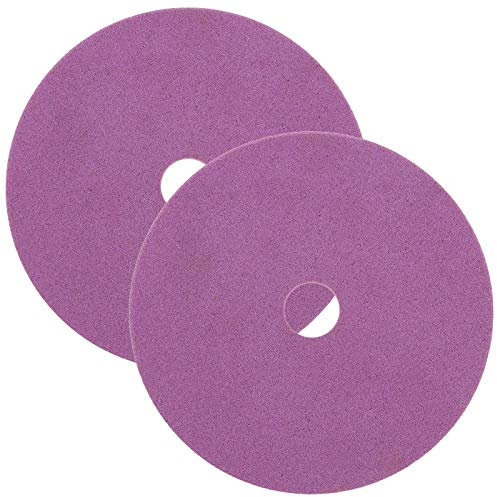 Be In Your Mind 2pcs Corindon Disque de Meulage Meule Tronçonneuse Lame d'affûtage Scie à Chaîne Affûteuse Haute Efficacité, 100mmx10mmx 3.2mm