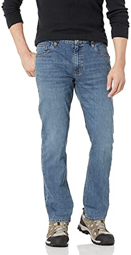 Carhartt Unisex Rugged Flex Relaxed Fit Low Rise 5-Pocket Tapered Jeans, Arcadia, 32W / 30L EU