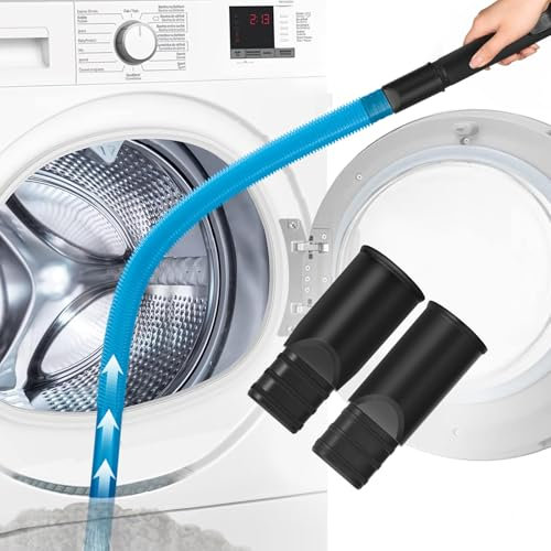 RUKHOOL Flexible Staubsauger Zubehör Fugendüse Aufsatz für Reinigung Trockner Crevice Lang Staubsaugerdüse Flexi Düse Flache Saugdüse für Reinigung Trockner Möbeln und Auto, 87CM