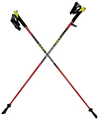 LEKI Nordic Walking Speed Pacer (T2) HM Carbon 120cm Red