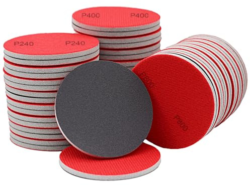 36 Pezzi Spugne Abrasive,Carta Vetrata per Legno, Blocchi di Carta Vetrata a Secco/Umido Morbida, Grana P180-P3000, Pads per Levigatura Manuale per Legno, Metalli, Vernice