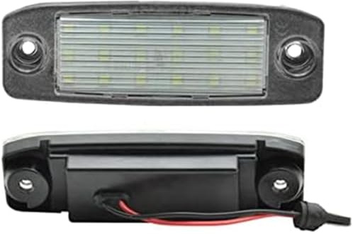 XEBRAD Feu de Plaque d'immatriculation 12 V, for Kia Sportage 2011 2012 2013 2014 2015 2016, feu arrière Blanc Éclairage d'immatriculation pour véhicule