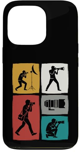 Vintage Analog SLR Camera Retro Photographer Film Case for iPhone 13 Pro