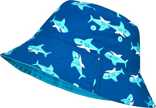 Playshoes Cappello Da Pescatore Con Protezione Uv, Copricapo con cuffia da bagno Bambini e ragazzi, Hai, 51