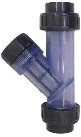 Filtre Tuyau PVC oemclima - Type 20-63mm, Maille Aquarium Irrigation, Crépine PVC Tubulaire (40mm Intérieur)