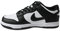 Nike Damen Dunk Low Sneaker, Weiß Schwarz und Weiß, 40 EU