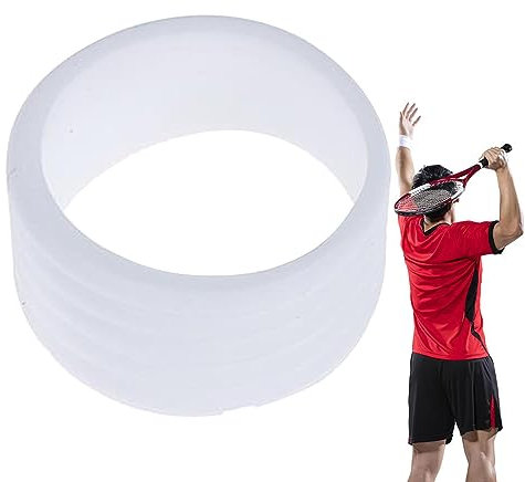 ZORQ Tennisschläger-Gummiring,Dehnbarer Tennisschlägergriff-Gummiring - Tennisschläger-Griffband-Gummiring, saugfähiger Badminton-Tennis-Overgrip an Ort und Stelle