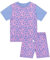 Harry Bear Pattern Girls' Pyjamas | Short Pyjamas | Cotton Pyjama Sets | Purple 8-9 Years