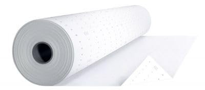 Heißsiegelpapier Rolle bedruckt | 91 cm x 15 m | 60 g/m² | Raster-Aufbügelpapier für exaktes Zuschneiden & Positionieren auf Stoff | Made in Europe