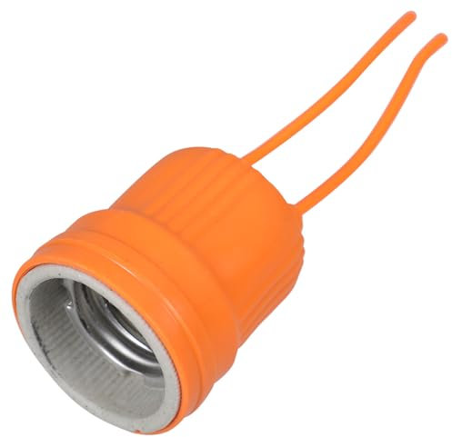 Balacoo Douille De Lampe En Céramique Étanche Douille Métallique Douille Extérieure Douille Étanche Extérieure Douille D'Ampoule Support De Luminaire Chauffant Pour Reptiles