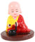 Yardwe Adorno cabezón para salpicadero Figuras del Tablero decoración del Tablero Coche de Juguete Solar sacudiendo la Cabeza de la muñeca estatuilla Solar el plastico
