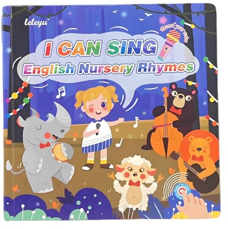 HuadaXtai Libri Sonori Interattivi, Giocattoli Musicali, Filastrocche per Bambini Dai 2 Ai 6 Anni