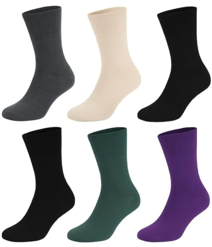 Genérico Calcetines para Mujer Pesail – Diabéticos, Sin Costuras, Mejora la Circulación, Suaves y Cómodos