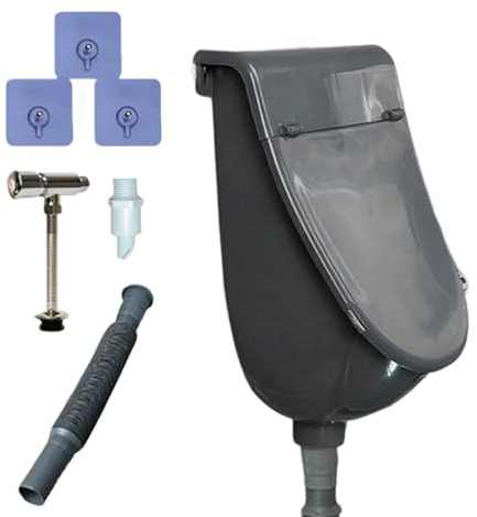 Orinatoio Senza Acqua - Orinatoio A Parete Inodore Con Coperchio, Facile Da Pulire, Portatile Per Casa, Stanza Degli Studenti, Casetta Da Giardino, Camper, Garage, Cantiere | Campeggio, Palestra, Pubb