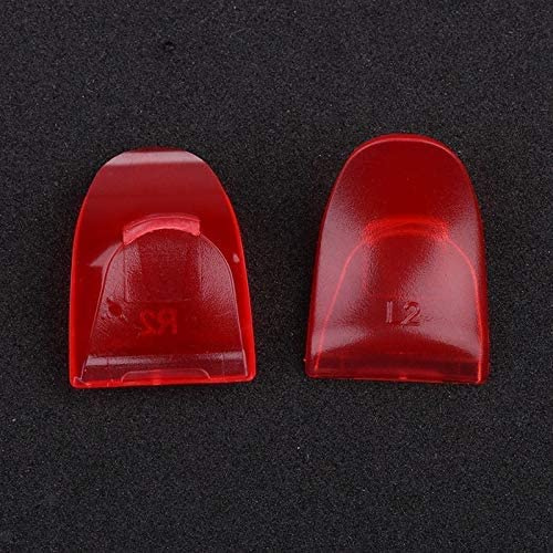 1 Paar L2 R2 Trigger Extender-für Playstation 4 PS4 PS4 Slim Pro Controller transparent rot