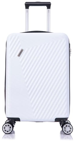 55x35x20 Cabin Suitcase Carry on Hard Shell Hand Luggage Cabin Bag Case Approved for Ryanair EasyJet 2 + Many More Small Fits 8kg-10kg 35 Litre Capacity 3 Digit Lock + Telescopic Handle Cabin Luggage