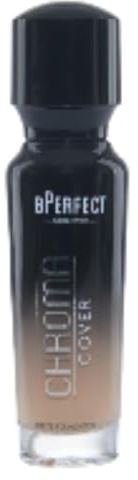 BPerfect Chroma Cover Matte Foundation - Weightless Full Coverage Base with Hyaluronic Acid & Vitamin E - Soft Matte Finish - Shade 18 - W7 Medium Warm Golden Olive