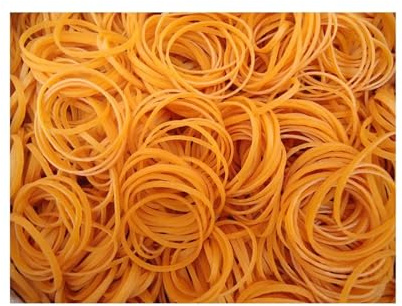 Gummiband Elastiska band gula gummiringar stretchbara robusta gummi elastikband for kontorsskola hem diameter 20-190mm (Color : 25x3x1.5mm(100Pcs))