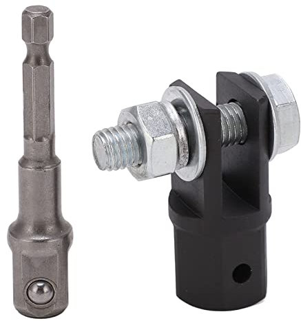 1/2-Zoll-Scherenwagenheber-Zubehör, Scherenwagenheber-Adapter Metall-Schlagbohrer-Stecknuss-Adapter für U-förmige Singe Eye Ends Jack