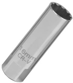 JNNJ Zündkerzenschlüssel, Zündkerzensteckschlüssel 12-Punkt dünnwandig, Zündkerzenschlüssel-Entferner-Installer-Werkzeugsatz, Für Die Meisten Fahrzeuge(16mm)