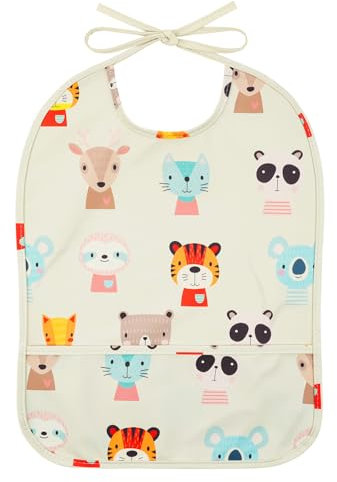 HOTUT Schmutzabweisend Babylätzchen Abwaschbar, 1PCS Lätzchen Baby Wasserdicht, Baby-Essenslätzchen, Lätzchen Wasserdicht zum Essen, Unisex Babylätzchen Geruchsresistent