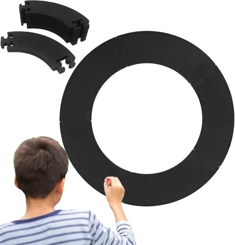Anillo envolvente de tablero de dardos, protector de pared de tablero de dardos de EVA duradero, fácil montaje para uso doméstico y exterior, ideal para juegos familiares y de fiesta